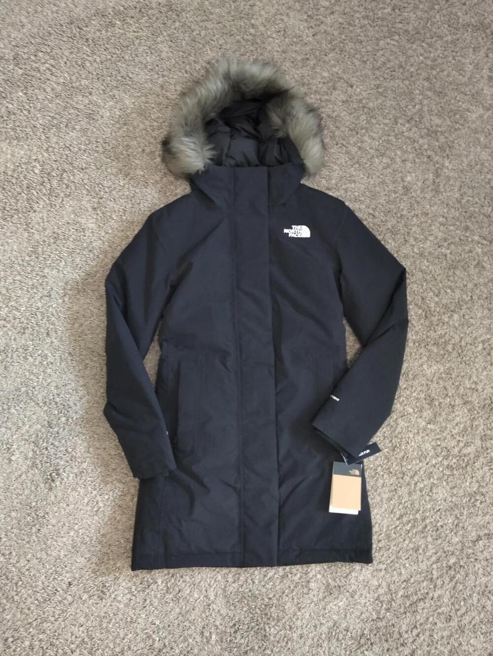 The North Face Women's Arctic Parka Down Coat TNF Black Sz XS BRAND NEW - Picture 1 of 9